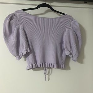 Endless Rose  bubble sleeve top size small